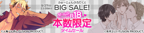 BIG SALE!ふゅーじょんぷろだくと ぜ~んぶR18♥本数限定タイムセール
